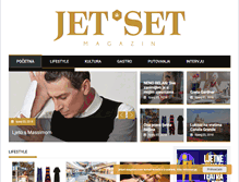 Tablet Screenshot of jetset-magazin.com