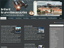 Tablet Screenshot of jetset-magazin.de